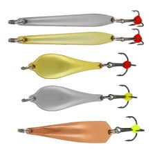 Блесна зимняя "Универсальная", 5 видов AZOR FISHING